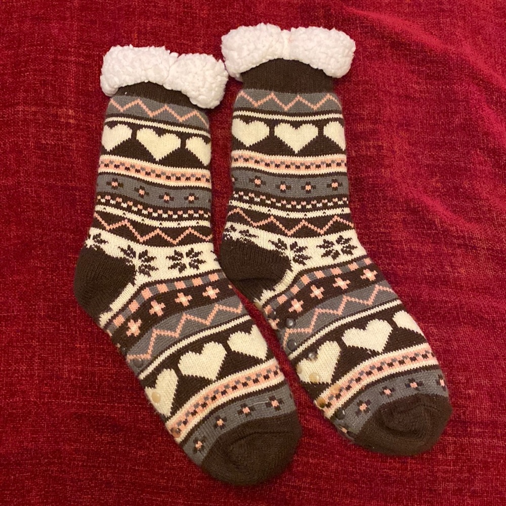 Final Sale! Thick Cozy Slipper Socks